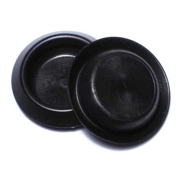 Midwest Fastener 1-1/8" Black Plastic Round Head Sheet Metal Plugs 4PK 75926